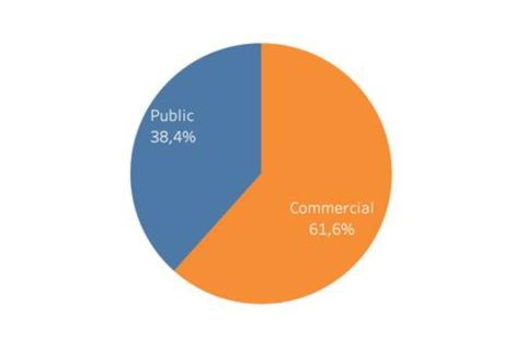 Distribution of container format by ownership